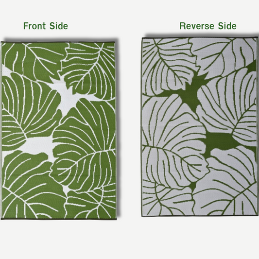 The Green Life  Indoor/Outdoor Patio Rug For Patio, Deck, Office, Living Room