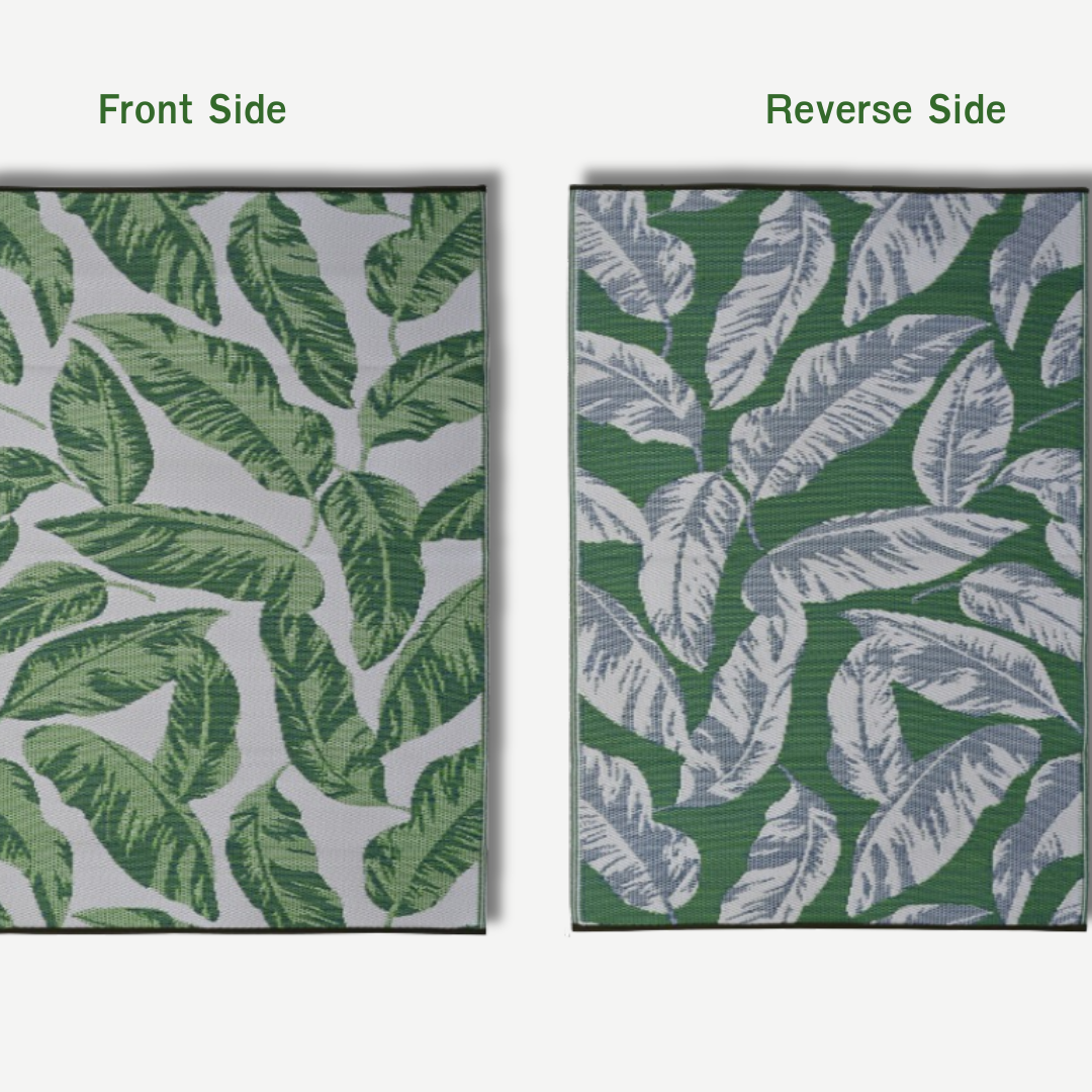 The Green Life  Indoor/Outdoor Patio Rug For Patio, Deck, Office, Living Room