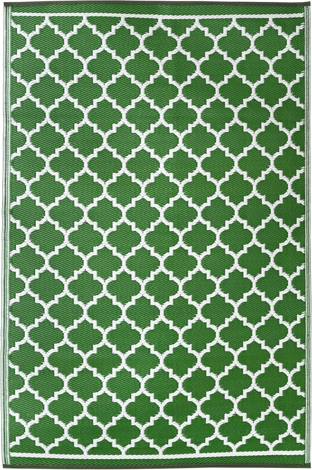 Green Delight  Indoor/Outdoor Patio Rug For Patio, Deck, Office, Living Room