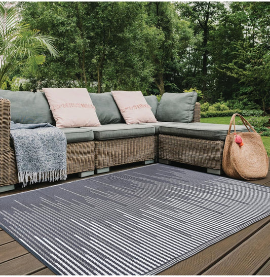 Bohemian Indoor/Outdoor Patio Rug For Patio, Deck, Office, Living Room